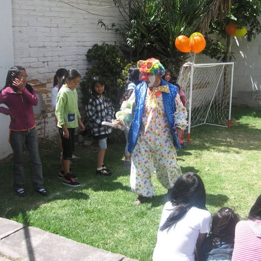 Clown in Ecuador