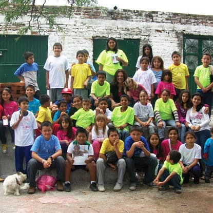 MDV group with kids at Casa del Padre, Mexico