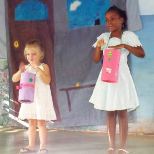 Maya Knepp and Kimberly Brown at Maranatha School for the Deaf