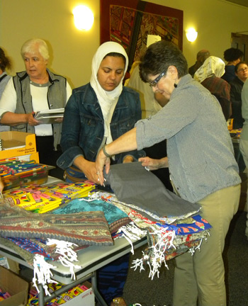 The blitz was a time of fellowship between Park View Mennonites and members of the Islamic Center of Shenandoah Valley.
