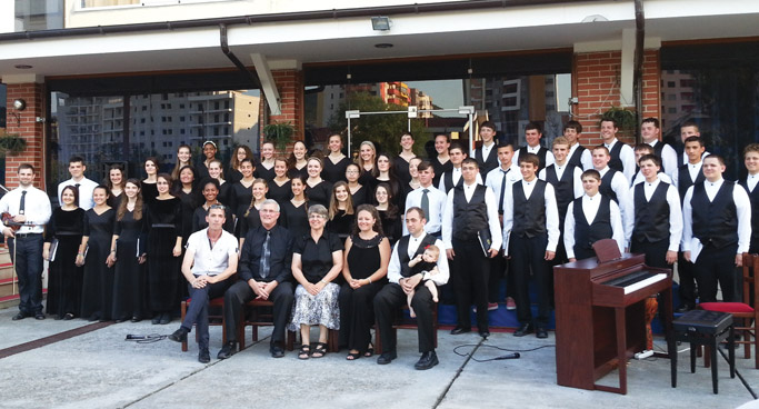 Combined choir