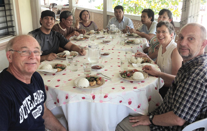 Pastor Richard Early, Pastor Richard Rancap, Adriano Leonor, Ruth Vitor, Larry Vitor, Jeric Vitor, Joji Pantoja, Carol Tobin, Skip Armazenar.