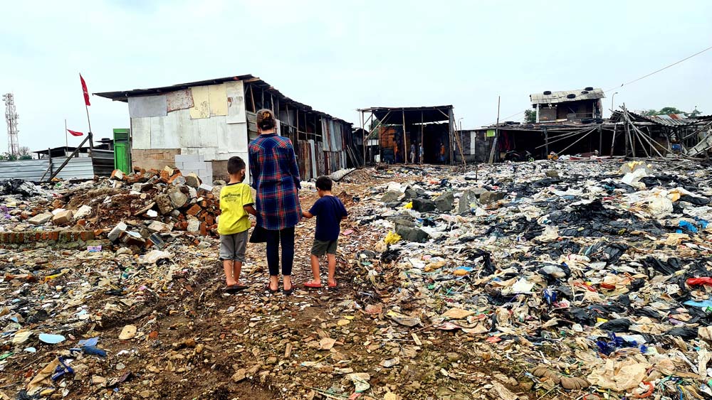 Slum in Southeast Asia