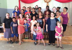 Jesus’ Deaf Church in March 2016 with Youth With A Mission visitors. Nancy Marshall (left) has been pastoring the church in Belize since 2005. Along the way, she has discipled several young people for pastoral leadership.