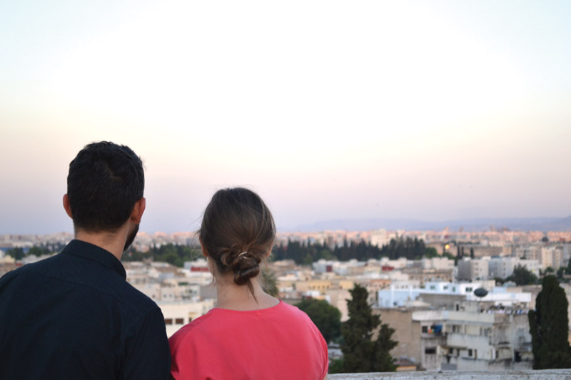 Raleigh and Opal* look out over their city in North Africa, praying for open hearts and transformation. Photos courtesy of author