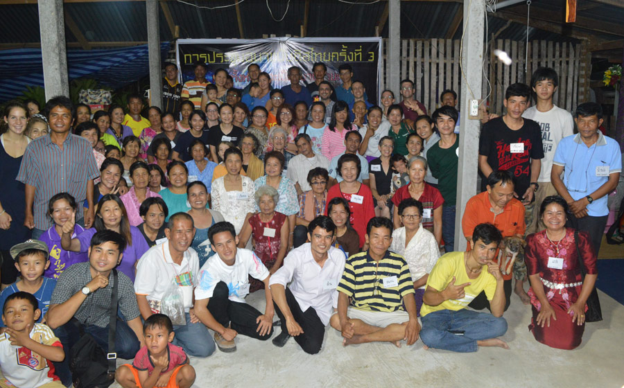 Some of the participants at the Third Thai Anabaptist Gathering. Photo by J*