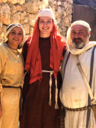 Elsa Miller (center) with colleagues. Courtesy of Elsa Miller