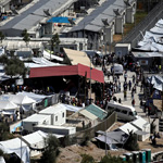 The sprawling Moria refugee camp in Lesvos. Photo: UNHCR