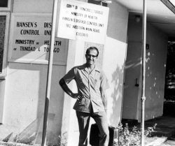 Dr. Richard Keeler served for many years in Trinidad, working to cure the country of Hansen’s Disease (leprosy). Photo: VMC Archives