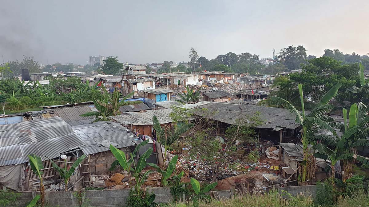 A view from a nearby highway of the community where Yugo and Grace serve.