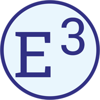 Logotipo redondo da E3