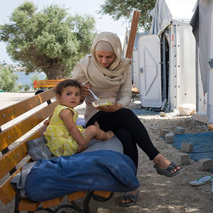 Foto da ONU Kara-Tepe-Campo de Refugiados/Rick Bajornas